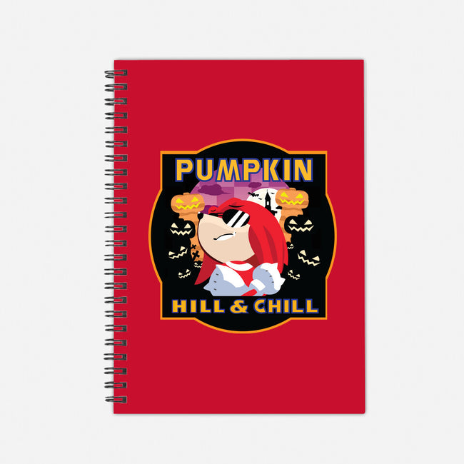 Pumpkin Hill And Chill-none dot grid notebook-SwensonaDesigns