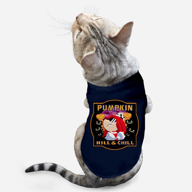 Pumpkin Hill And Chill-cat basic pet tank-SwensonaDesigns