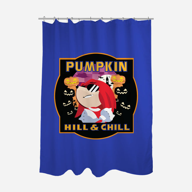 Pumpkin Hill And Chill-none polyester shower curtain-SwensonaDesigns