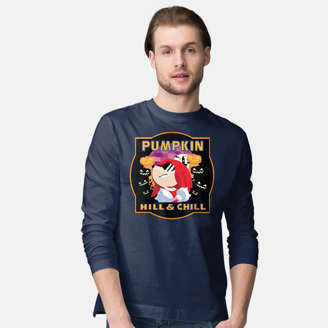 Pumpkin Hill And Chill-mens long sleeved tee-SwensonaDesigns