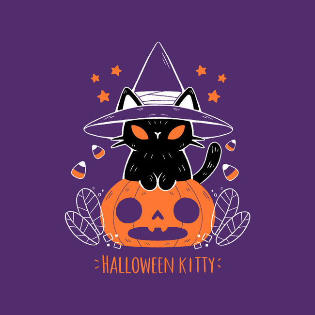 Halloween Kitty-none removable cover w insert throw pillow-xMorfina