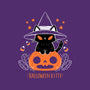 Halloween Kitty-none removable cover w insert throw pillow-xMorfina