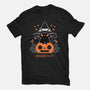 Halloween Kitty-womens fitted tee-xMorfina