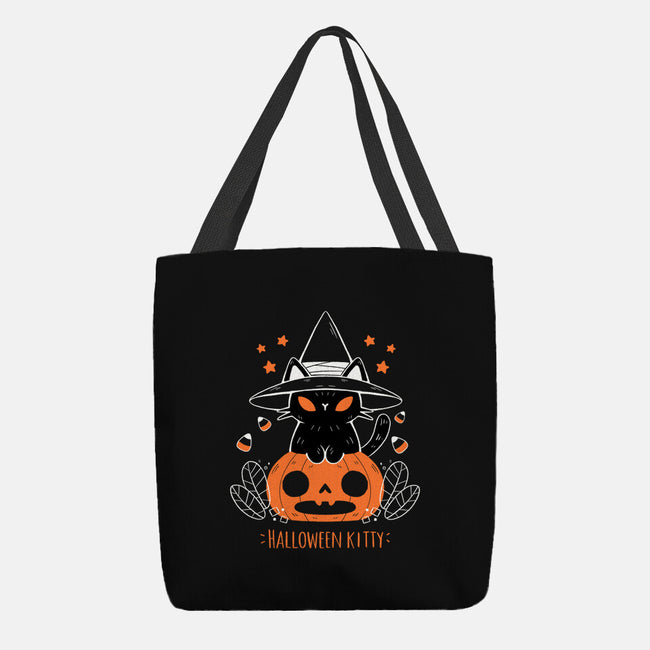 Halloween Kitty-none basic tote bag-xMorfina