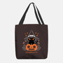 Halloween Kitty-none basic tote bag-xMorfina