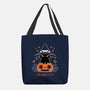 Halloween Kitty-none basic tote bag-xMorfina