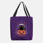 Halloween Kitty-none basic tote bag-xMorfina