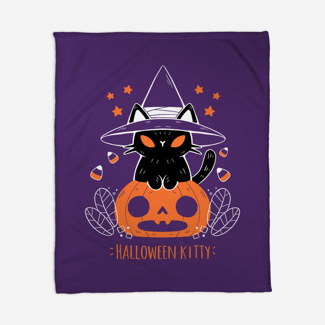 Halloween Kitty-none fleece blanket-xMorfina