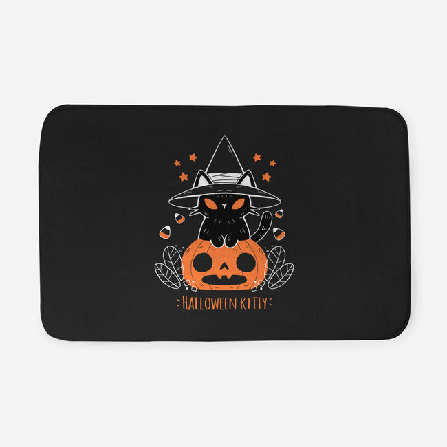 Halloween Kitty-none memory foam bath mat-xMorfina