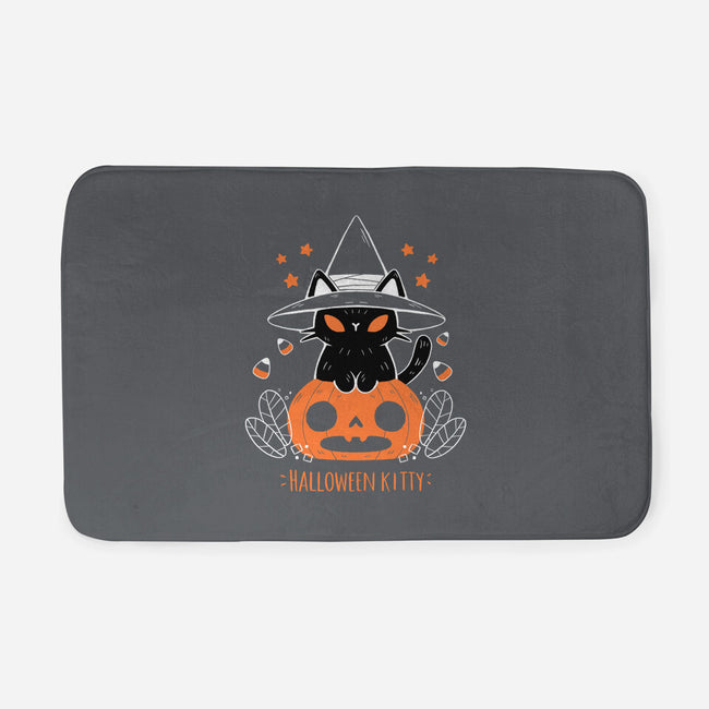 Halloween Kitty-none memory foam bath mat-xMorfina