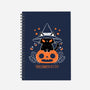 Halloween Kitty-none dot grid notebook-xMorfina