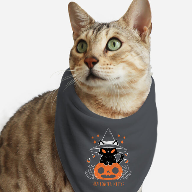 Halloween Kitty-cat bandana pet collar-xMorfina