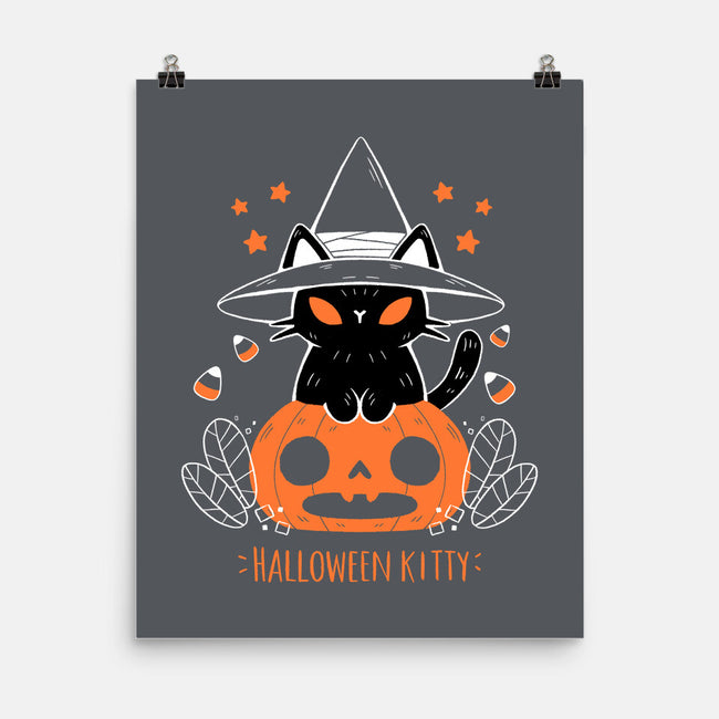 Halloween Kitty-none matte poster-xMorfina