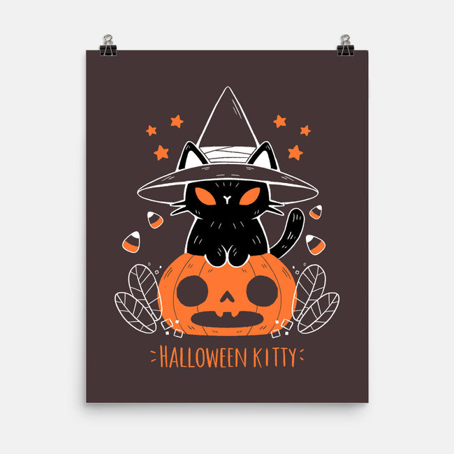 Halloween Kitty-none matte poster-xMorfina