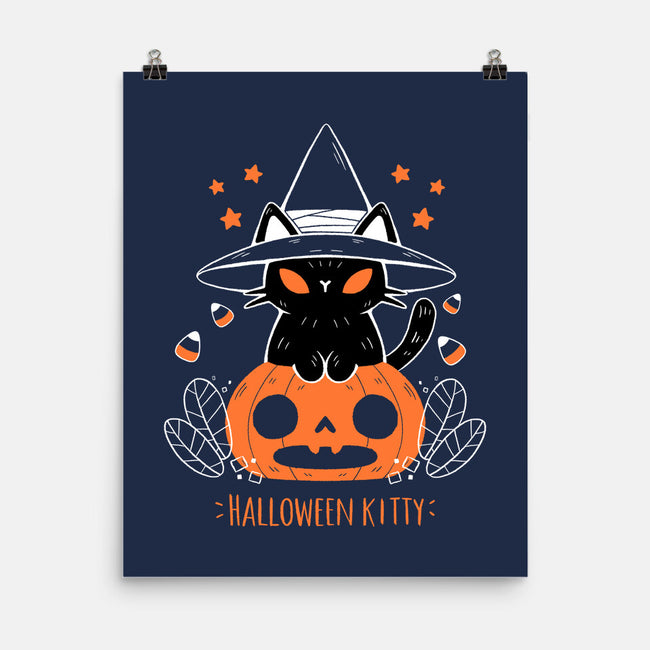 Halloween Kitty-none matte poster-xMorfina