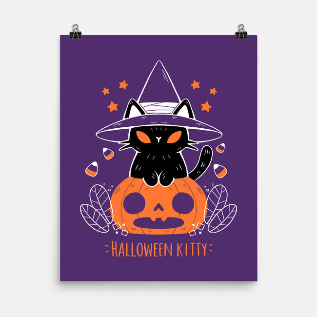 Halloween Kitty-none matte poster-xMorfina