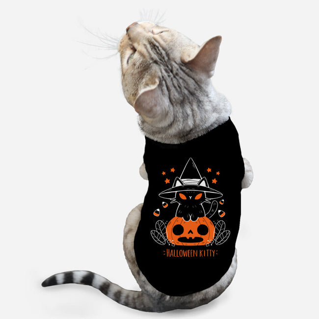 Halloween Kitty-cat basic pet tank-xMorfina