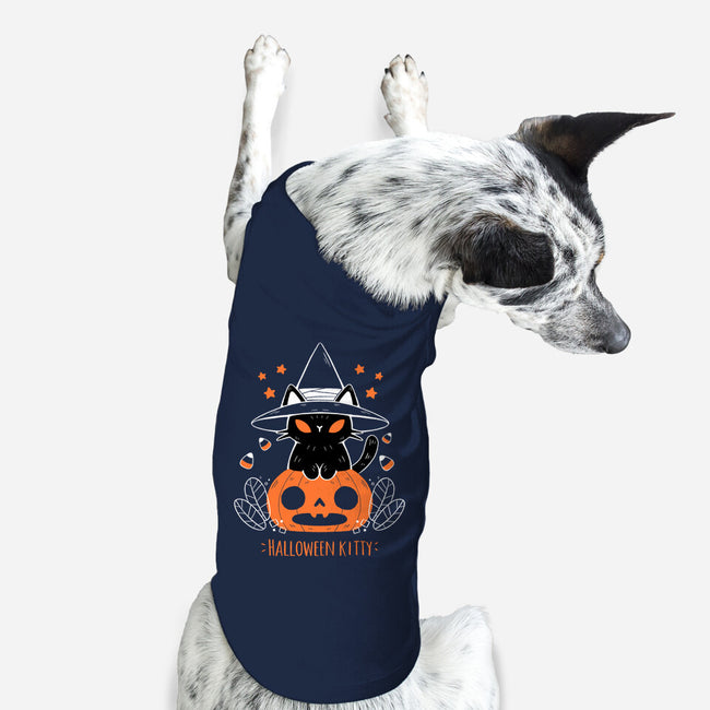 Halloween Kitty-dog basic pet tank-xMorfina