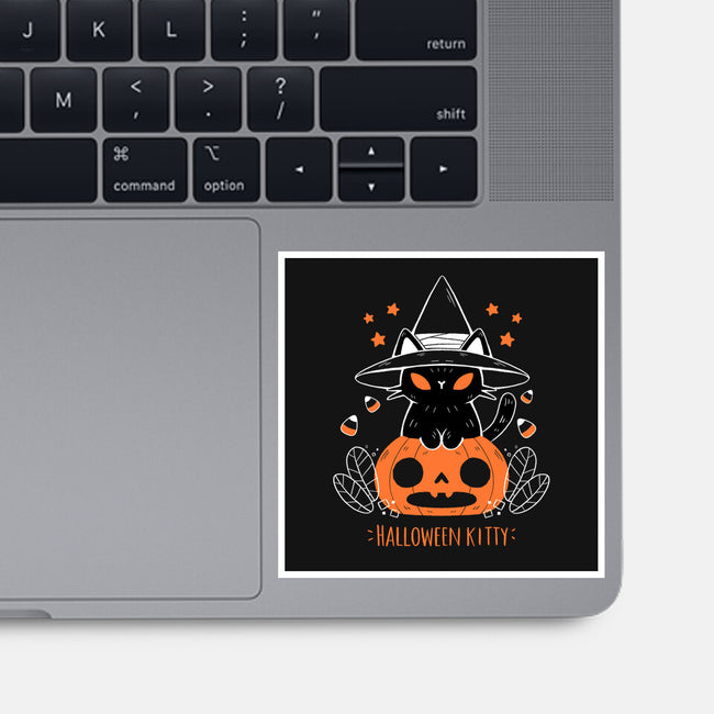 Halloween Kitty-none glossy sticker-xMorfina