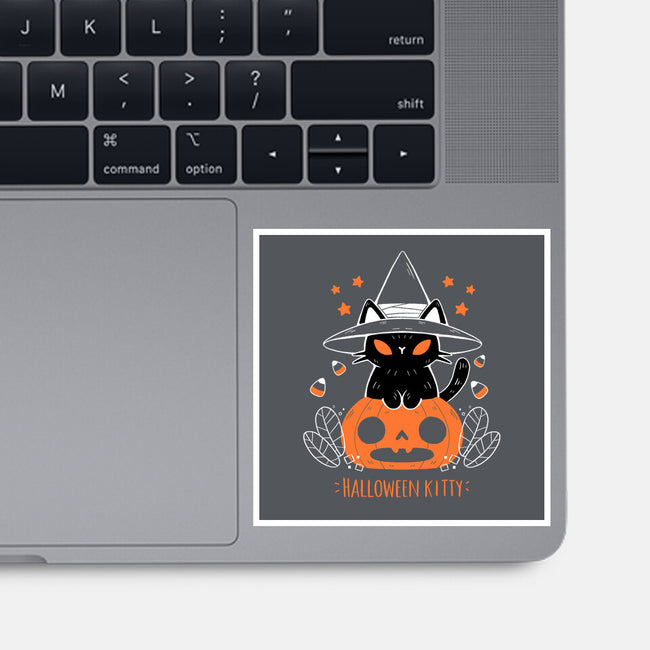 Halloween Kitty-none glossy sticker-xMorfina