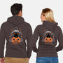 Halloween Kitty-unisex zip-up sweatshirt-xMorfina