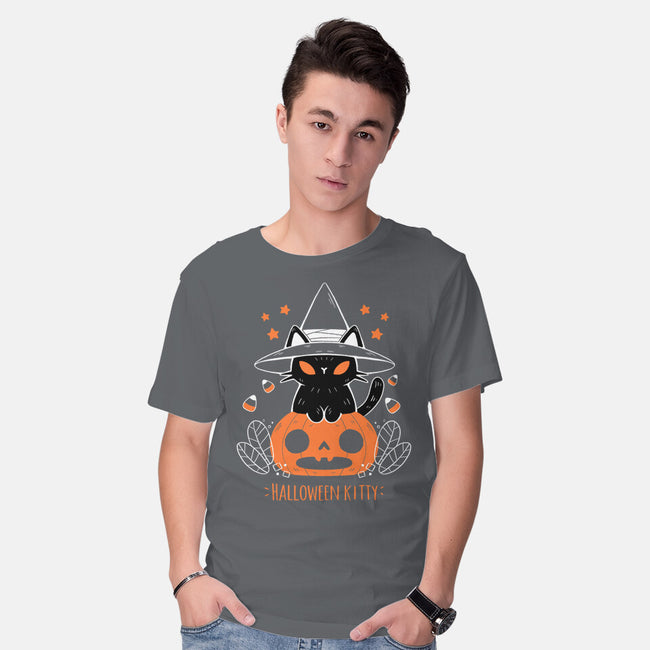 Halloween Kitty-mens basic tee-xMorfina