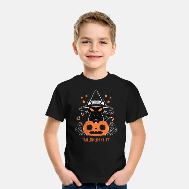 Halloween Kitty-youth basic tee-xMorfina