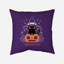 Halloween Kitty-none removable cover throw pillow-xMorfina