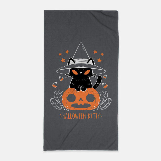 Halloween Kitty-none beach towel-xMorfina