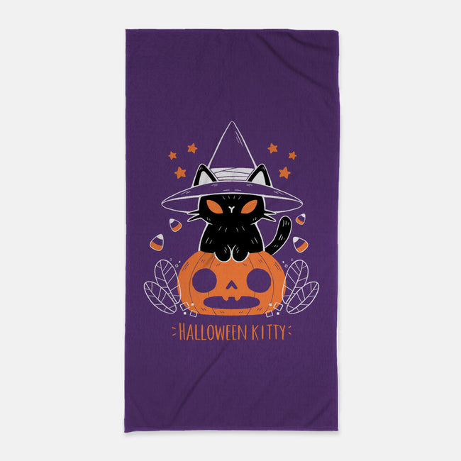 Halloween Kitty-none beach towel-xMorfina