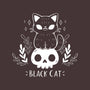 Black Cat-womens basic tee-xMorfina