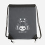 Black Cat-none drawstring bag-xMorfina