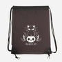 Black Cat-none drawstring bag-xMorfina