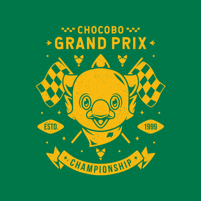 Chocobo Grand Prix-womens fitted tee-Alundrart