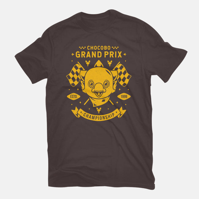 Chocobo Grand Prix-womens basic tee-Alundrart