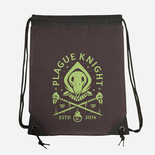 Plague Knight-none drawstring bag-Alundrart