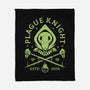Plague Knight-none fleece blanket-Alundrart