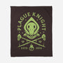 Plague Knight-none fleece blanket-Alundrart