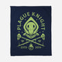 Plague Knight-none fleece blanket-Alundrart
