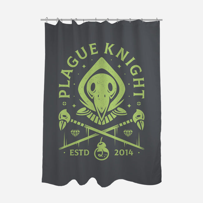 Plague Knight-none polyester shower curtain-Alundrart