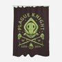 Plague Knight-none polyester shower curtain-Alundrart