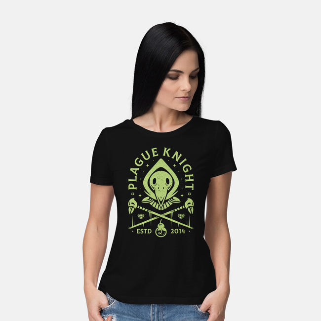 Plague Knight-womens basic tee-Alundrart