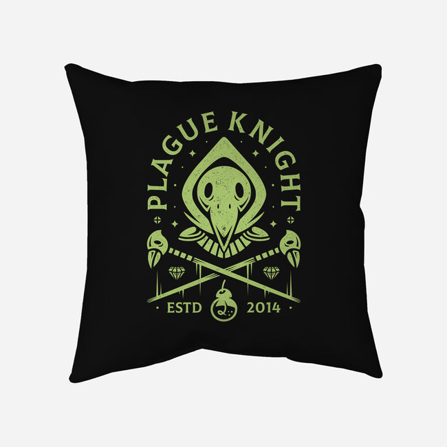 Plague Knight-none removable cover w insert throw pillow-Alundrart