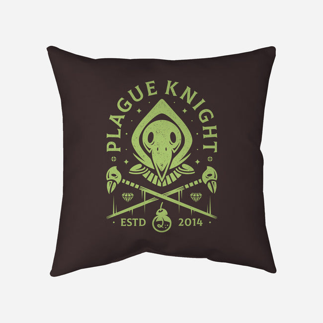 Plague Knight-none removable cover w insert throw pillow-Alundrart