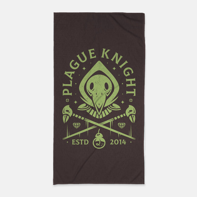 Plague Knight-none beach towel-Alundrart