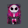 Jack Skellington Glitch-none glossy sticker-danielmorris1993