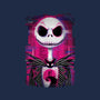 Jack Skellington Glitch-none glossy sticker-danielmorris1993