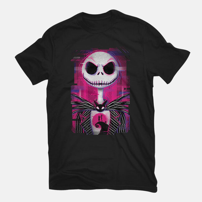 Jack Skellington Glitch-mens premium tee-danielmorris1993