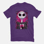 Jack Skellington Glitch-womens basic tee-danielmorris1993