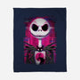 Jack Skellington Glitch-none fleece blanket-danielmorris1993